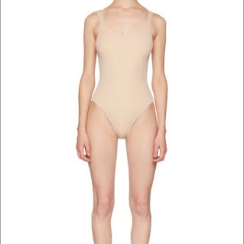 Solid & Striped Anne Marie One-piece in Nude - Picture 3 of 4